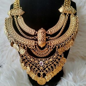 Statement Piece Gold Necklace
